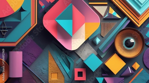graphic design elements retro style