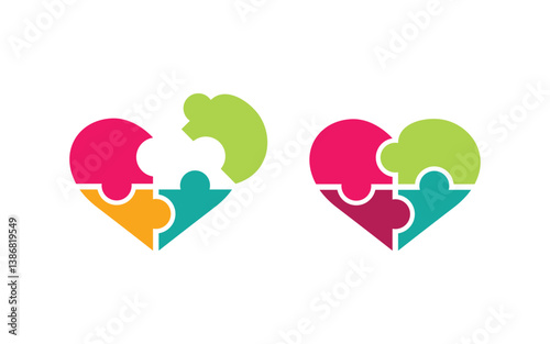 Community and adoption care network and social icon illustration v.56
