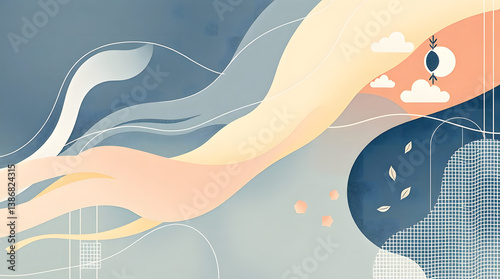 the abstract background