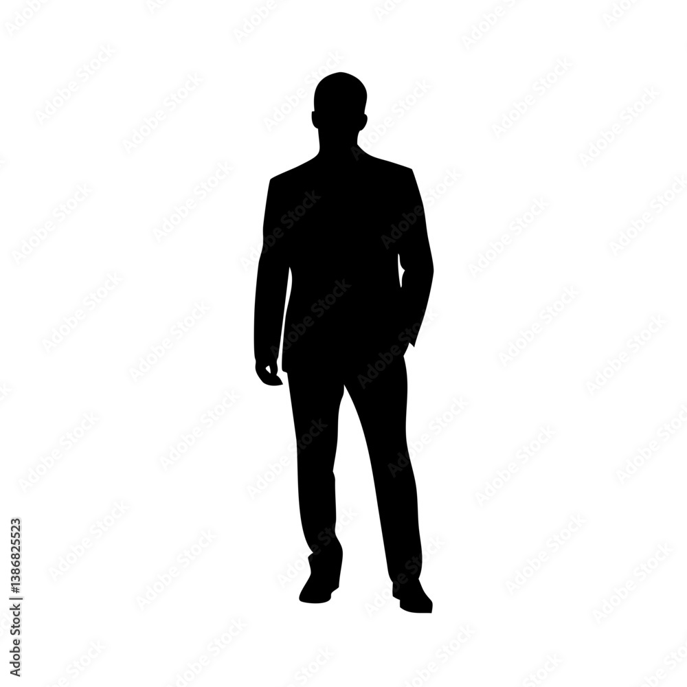 silhouette of a Business man, best for logo design, business man with coat silhouette,Confident Businessman Silhouette in Formal Attire. silhouette of a Business man, best for logo design, business man with coat silhouette,Confident Businessman Silhouette in Formal Attire.