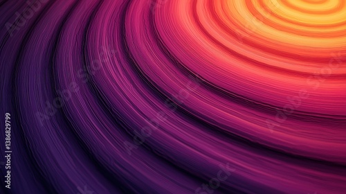A hypnotic, AI-generated pattern of concentric circles, each layer pulsating with vibrant neon hues, forming a mesmerizing, kaleidoscopic effect.