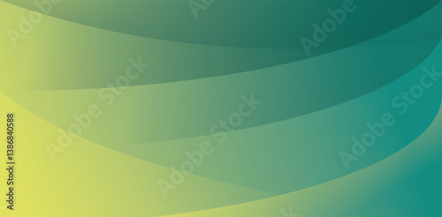 Green vector abstract background with simple geometric shapes