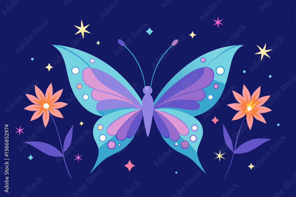 abstract background with butterflies abstract background with butterflies