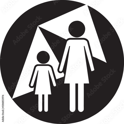 Family mother child love care parenting together support childhood happiness safety protection guidance