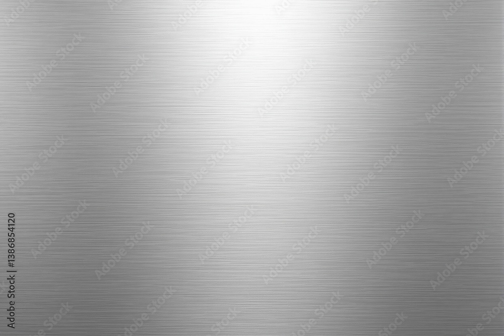 Brushed metal texture with horizontal lines, metallic surface appearance on a neutral gradient background, concept of industrial and modern design. Ai generative Brushed metal texture with horizontal lines, metallic surface appearance on a neutral gradient background, concept of industrial and modern design. Ai generative