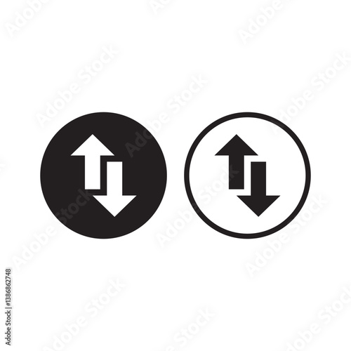 upload and download arrow icon