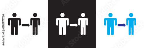 Weight Loss icon. Vector for websites, mobile interfaces, presentations, banner, visual branding etc. Vector illustration. isolated on white and black background. EPS 10