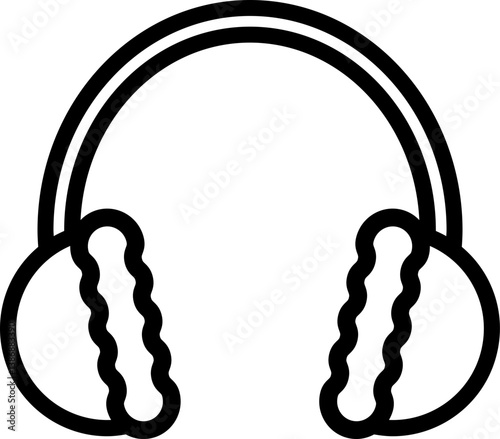Ear Muffs Line Icon
