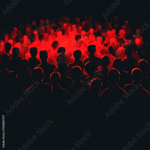 Crimson Crowd: Anonymity in a Sea of Faces