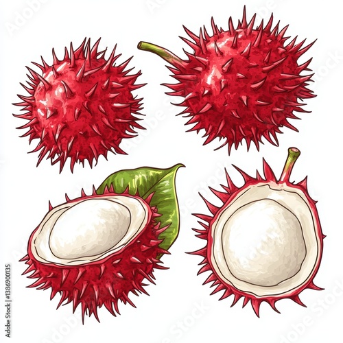 vector illustration of fruit