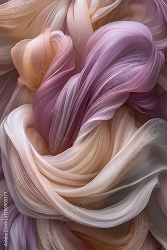 Abstract Fabric Drape Close-up