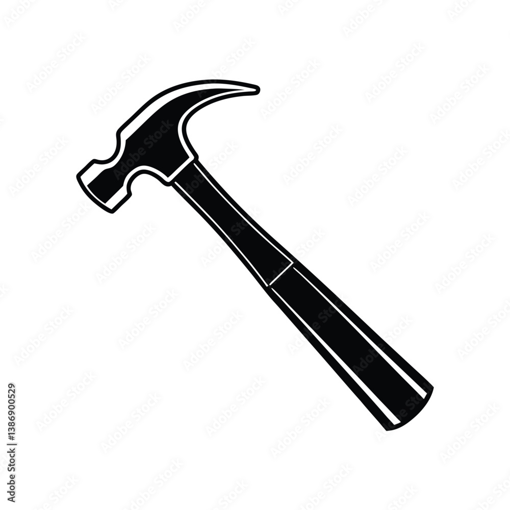 Hammer vector art, Hammer silhouette Hammer vector art, Hammer silhouette