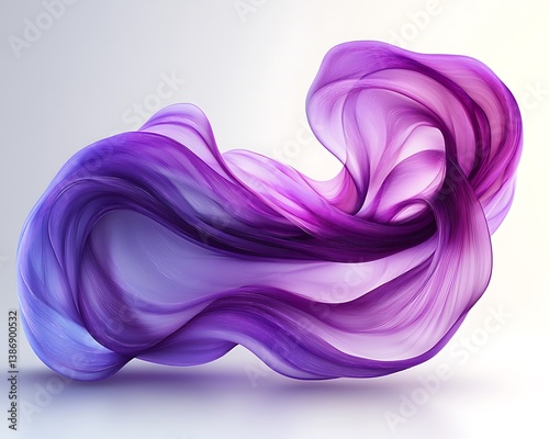 Abstract fabric drape, light background