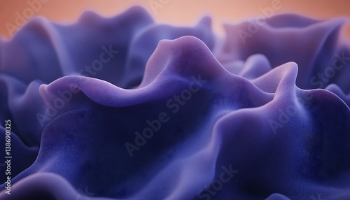 Abstract fabric folds, soft colors