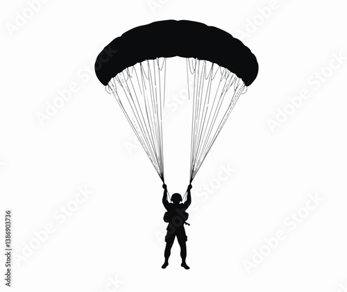 Soldier & Paratrooper Silhouette Set