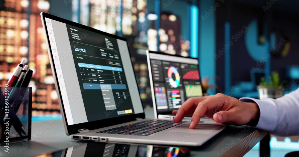 Online Digital E Invoice Statement
