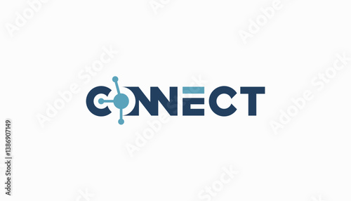 Connect With Letter O Logo Design Template Elements