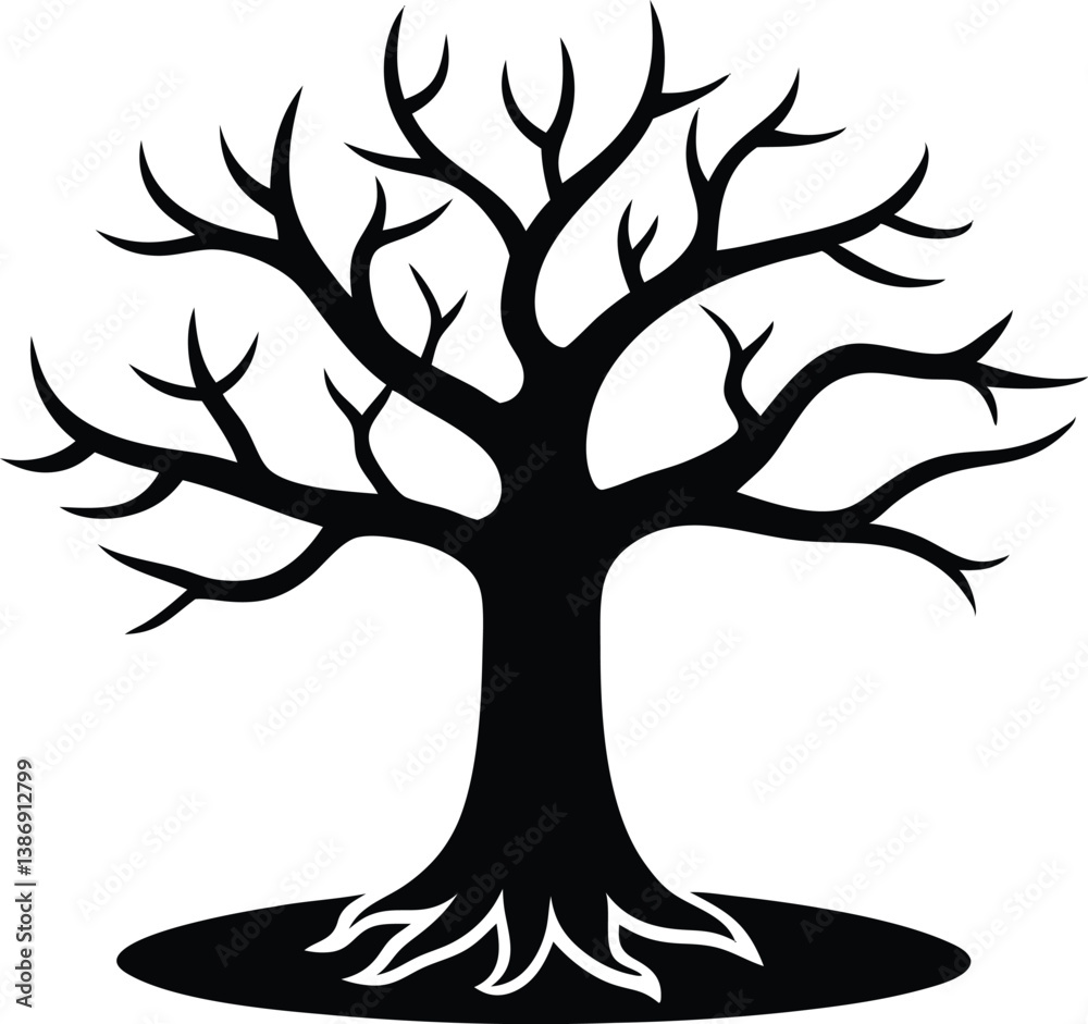skeleto tree vector icon.eps skeleto tree vector icon.eps