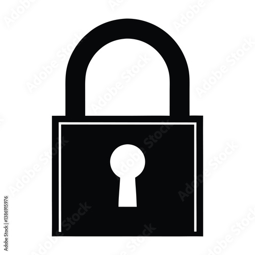 Vector lock icon