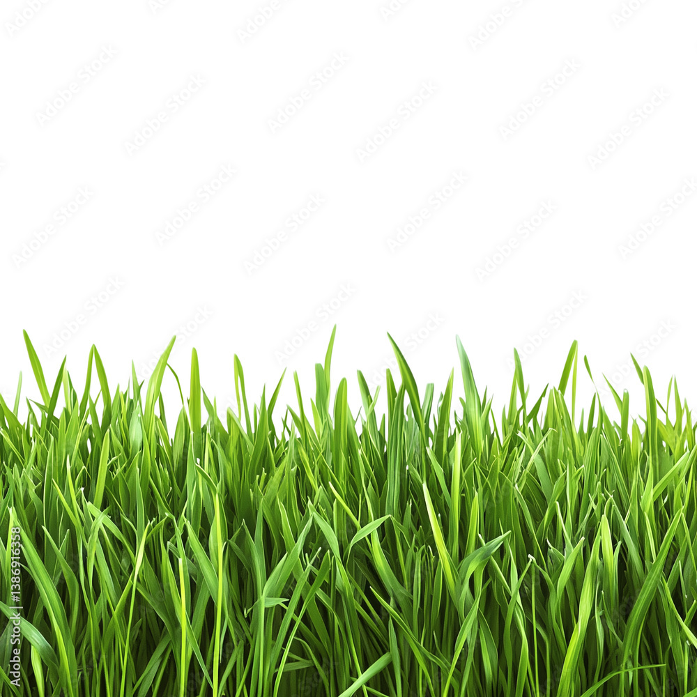 Fototapeta premium grass field isolated, png transparent background