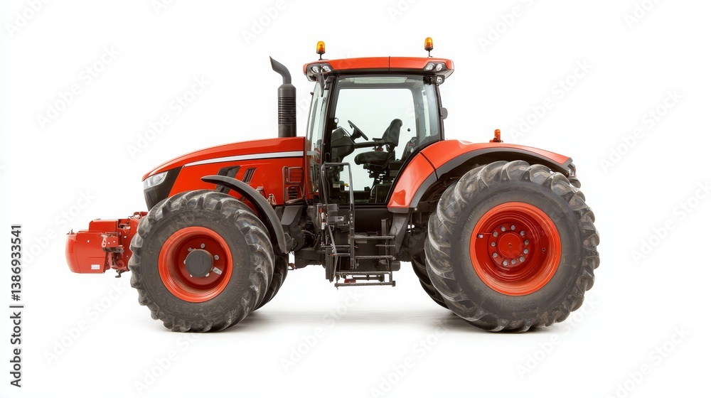 Orange and black tractor wheel detailed closeup of agricultural power design Orange and black tractor wheel detailed closeup of agricultural power design