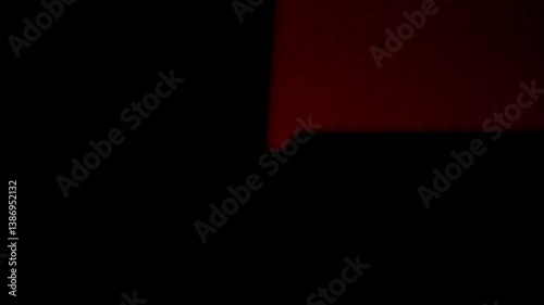 The film burns light transition.