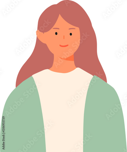 Think green and Earth Day profile portraits of male and female characters modern people avatars