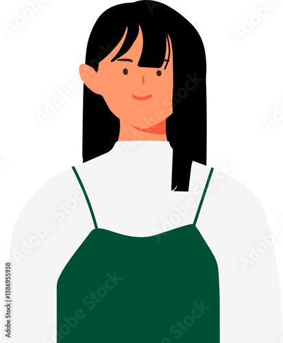 Think green and Earth Day profile portraits of male and female characters modern people avatars