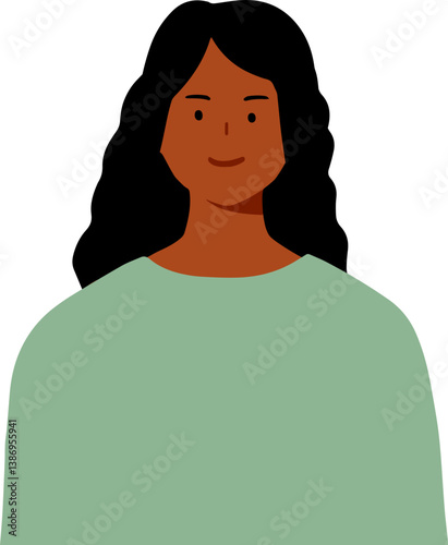 Think green and Earth Day profile portraits of male and female characters modern people avatars