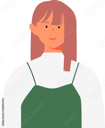 Think green and Earth Day profile portraits of male and female characters modern people avatars