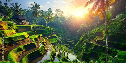Bali Rice Terraces Sunrise