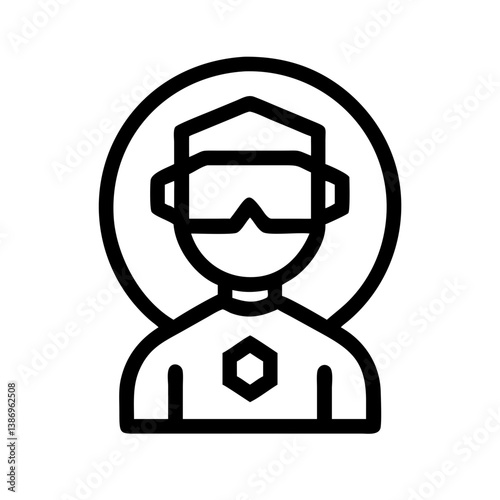 Futuristic Metaverse Avatar Illustration for Virtual Identity and VR Platforms