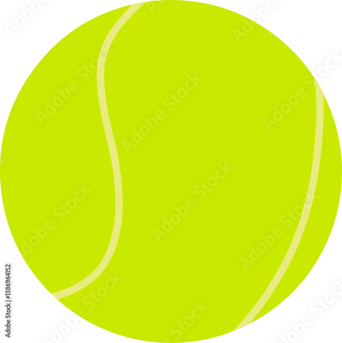 tennis ball Sports, fitness, activity illustration