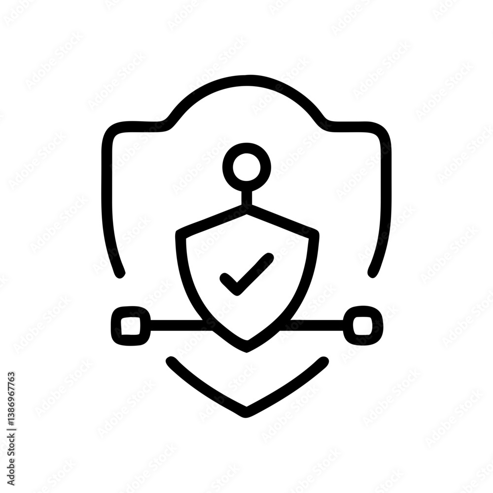 Virtual Private Network Vector Illustration for Cybersecurity Concepts Virtual Private Network Vector Illustration for Cybersecurity Concepts