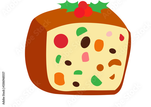 Fruitcake or Christmas cake