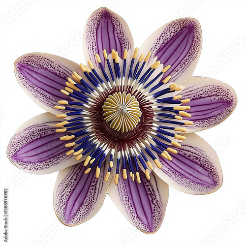 passion flower isolated