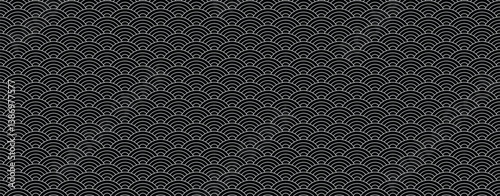 abstract geometric pattern oval flat black (3)