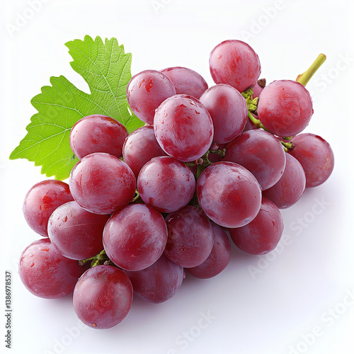 wine grapes isolated