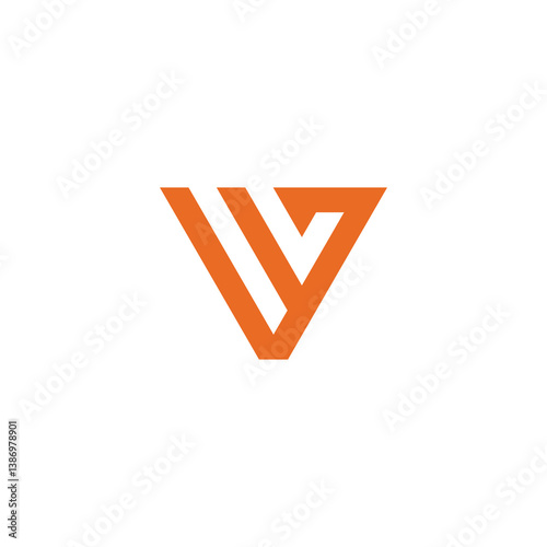 Free Download Abstract Letter V Logo design vector template isolated on white background - GFXLoad