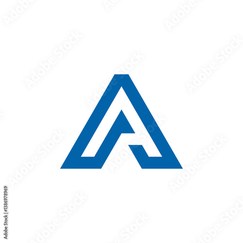 Free Download Abstract Letter A Logo design vector template isolated on white background - GFXLoad