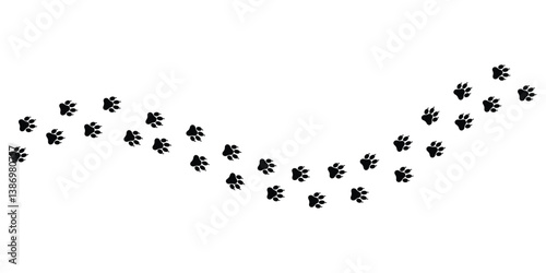 cat footstep icon  vector design