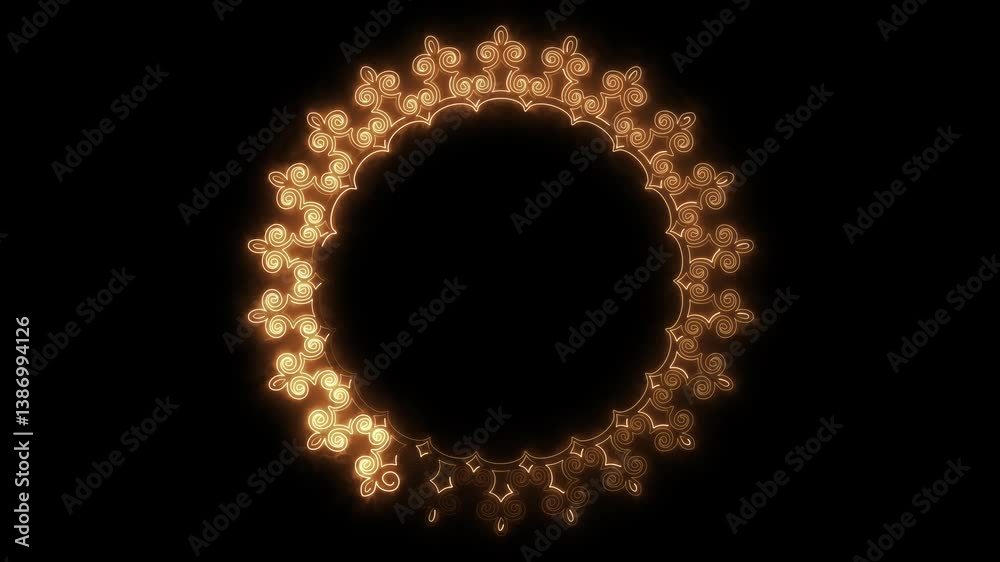Circular border frame animation , Circular Rangoli border Circular border frame animation , Circular Rangoli border