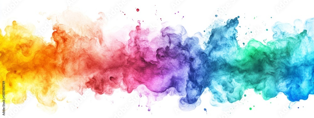 Fototapeta premium Colorful Ink Flow