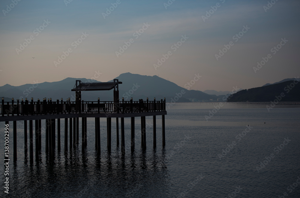 Obraz premium 아름다운 해변의 풍경