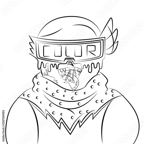 Bustup saliva headshot