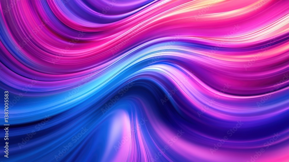 Vibrant Colorful Waves of Light Creating Abstract Background Design Vibrant Colorful Waves of Light Creating Abstract Background Design