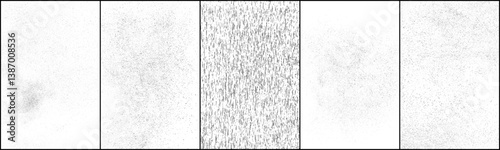 Obraz na płótnie Texture wall. Paper pattern. Grunge backdrop. Concrete textured surface. Set vector illustration, EPS 10. w salonie