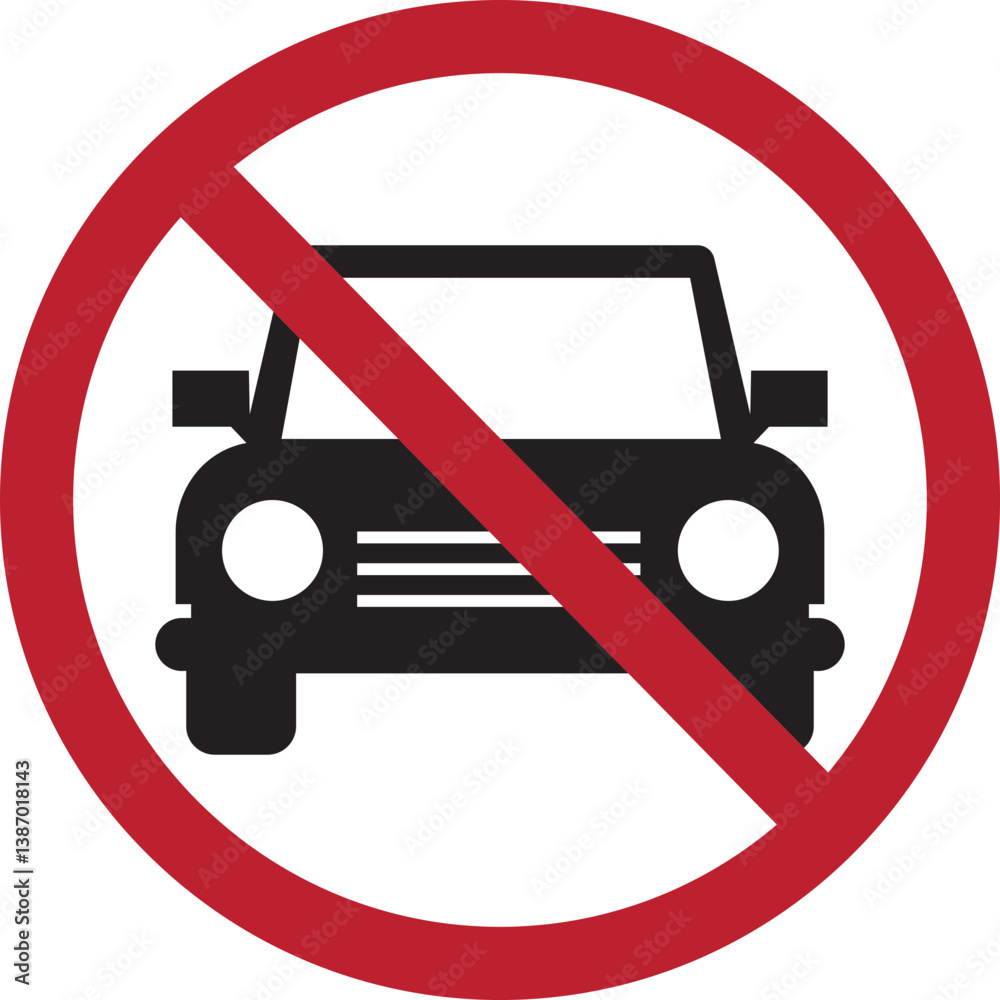 No Parking icon vector in trendy flat style. Traffic rules and signals. Traffic parking ban symbol. Red circle Prohibition public road vehicle sign illustration isolated on transparent background. No Parking icon vector in trendy flat style. Traffic rules and signals. Traffic parking ban symbol. Red circle Prohibition public road vehicle sign illustration isolated on transparent background.