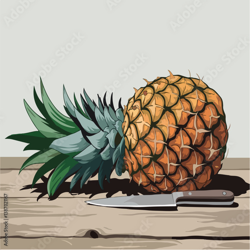 fresh, illustration, food, drawing, design, isolated, background, doodle, organic, vector, slice, fruit, hand drawn, product, collection, healthy, flat, icon, cartoon, pineapple, tropical, banner, 