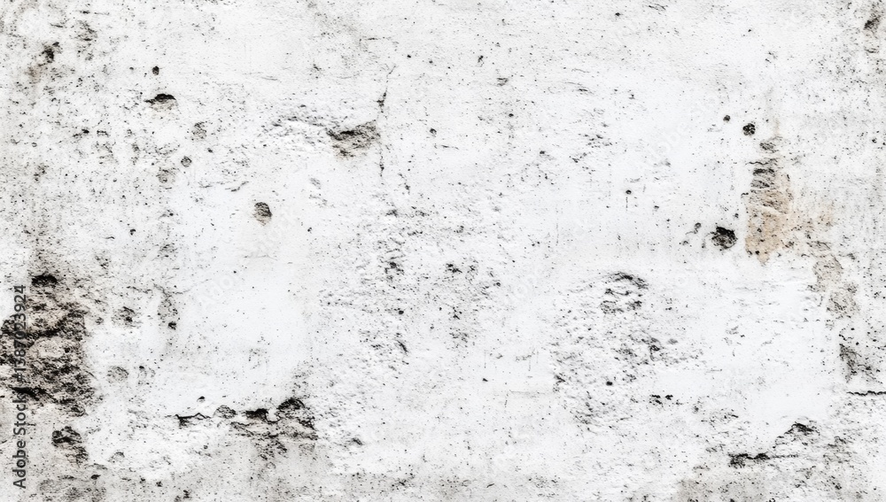 Obraz premium Aged, weathered whitewashed wall texture